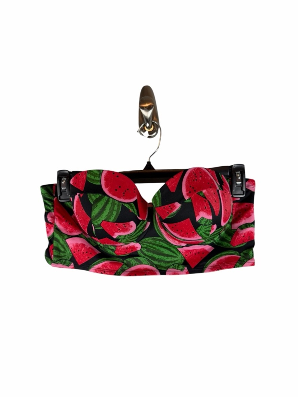 Torrid Watermelon Print Underwire Strapless Bikini Swim Top Size 1
